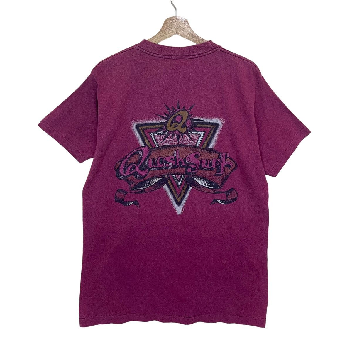 Quasi Skateboards Vintage 90s Quash Surf Crewneck T-Shirt Size US M / EU 48-50 / 2 - 1 Thumbnail