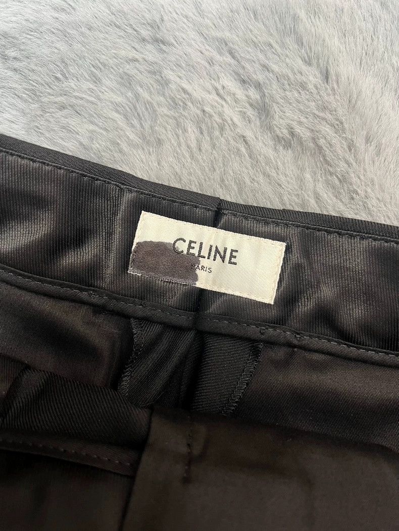 Celine Celine 19 Spring/Summer Black Wool Trousers 2503-Nextarrow Size US 44 / EU 60 - 3 Thumbnail