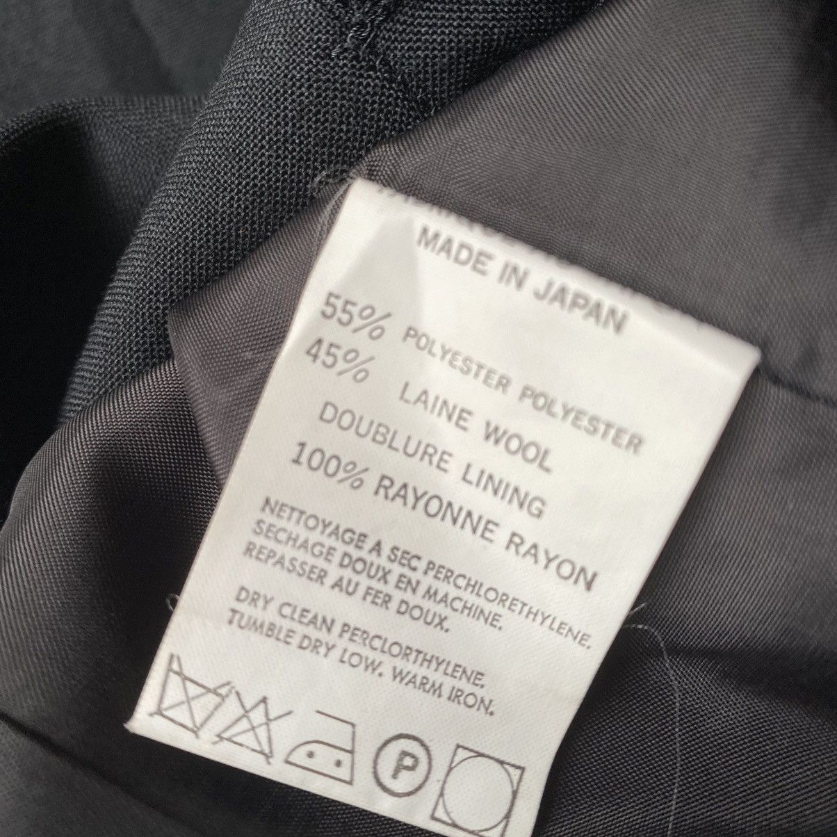 Yohji Yamamoto Vintage SS93 Cut Out Wool Gabardine Blazer Size S / US 4 / IT 40 - 8 Thumbnail