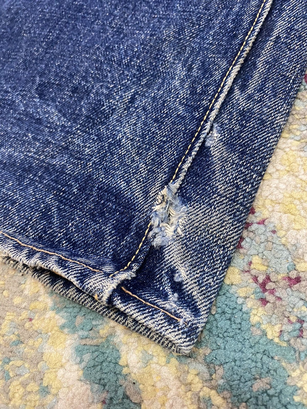 Japanese Brand × Skull Jeans by an Alchemist Rare Skull Jeans Analchemist Selvedge Jeans 29x34 Made Japan Size US 29 - 4 Thumbnail