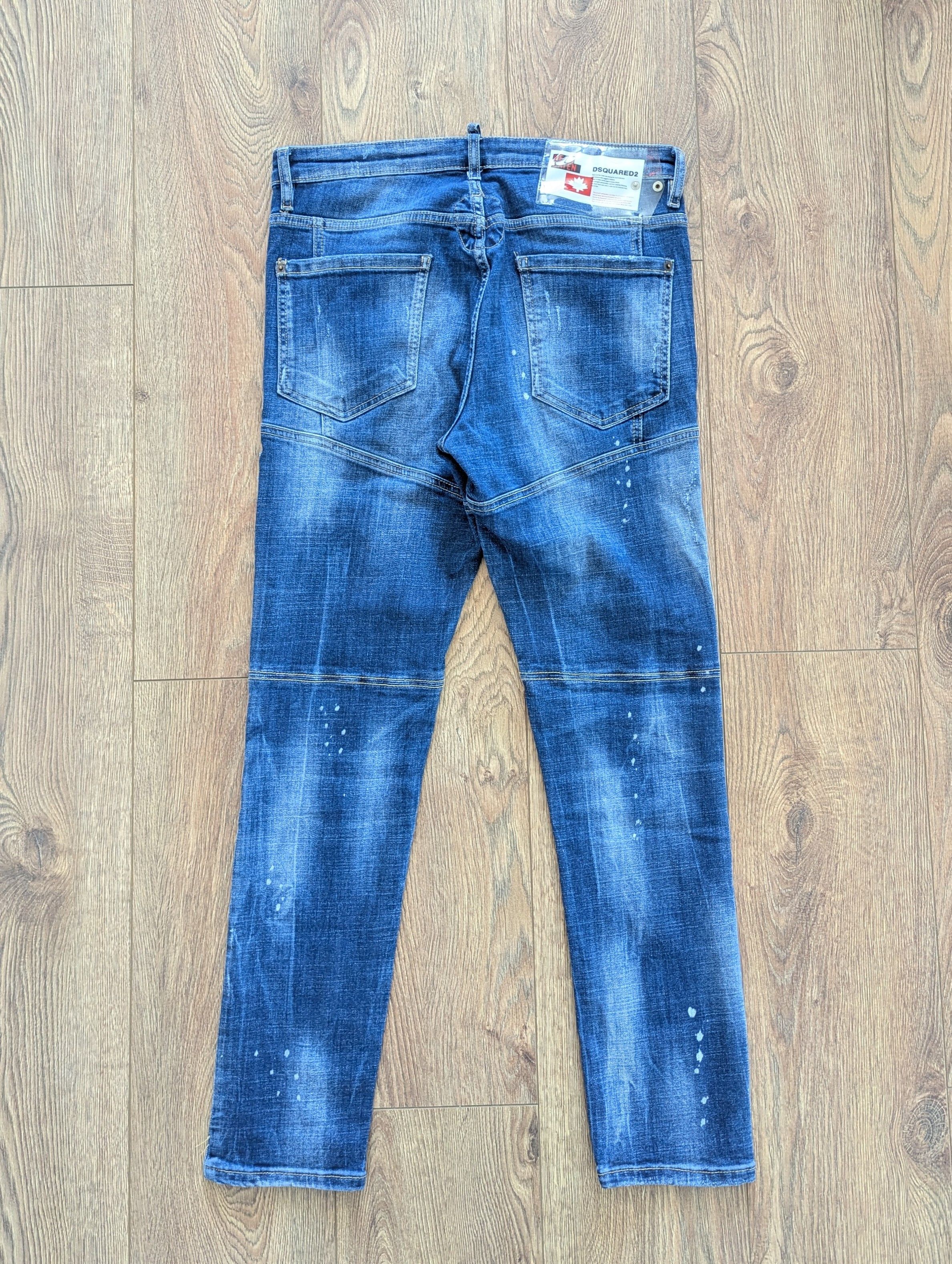 Dsquared2 DSQUARED2 Tidy Biker Jean Dean Caten Denim Pants MadeInItaly Size US 34 / EU 50 - 17 Thumbnail