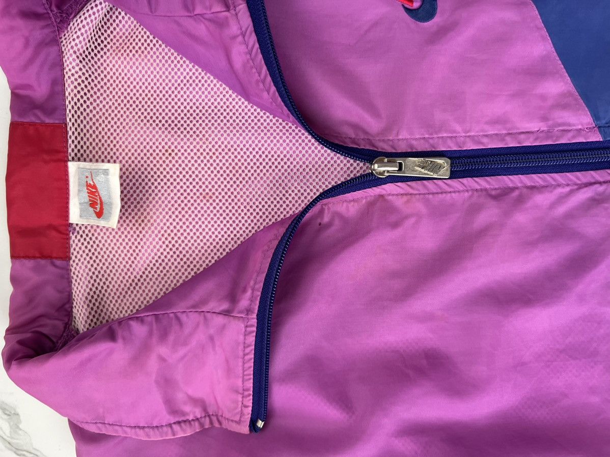 Nike × Vintage 90's NIKE NYLON TRACK JACKET Y2K SWOOSH LOGO GORPCORE Size US M / EU 48-50 / 2 - 6 Thumbnail