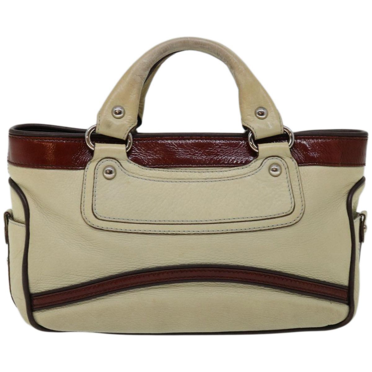 image of Celine Céline Boogie Handbag in Beige, Women's