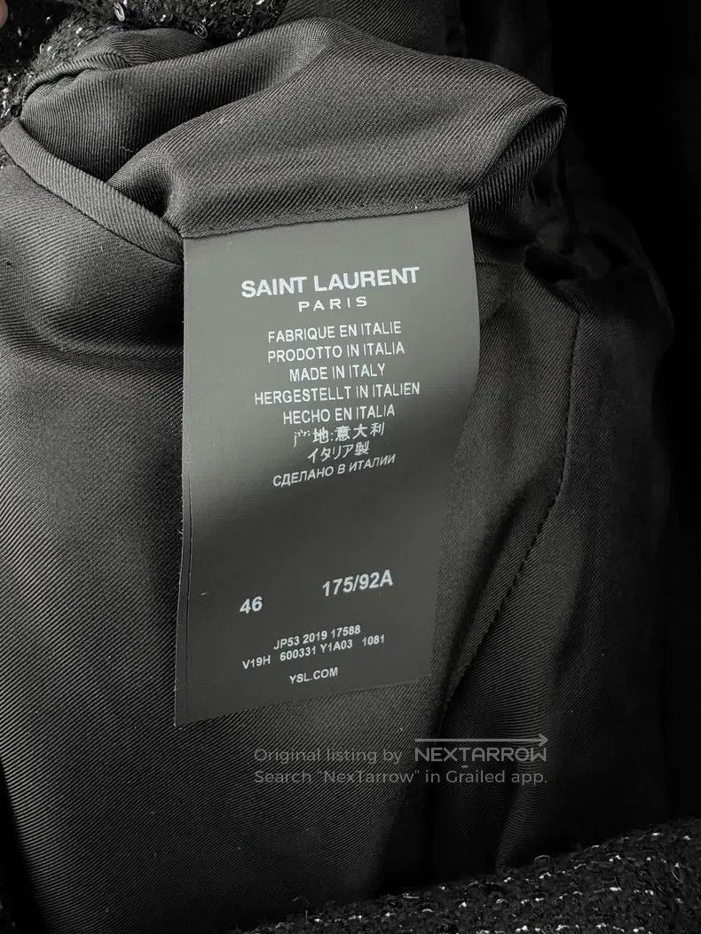 Saint Laurent Paris Saint Laurent Paris Jacket Size US S / EU 44-46 / 1 - 4 Thumbnail