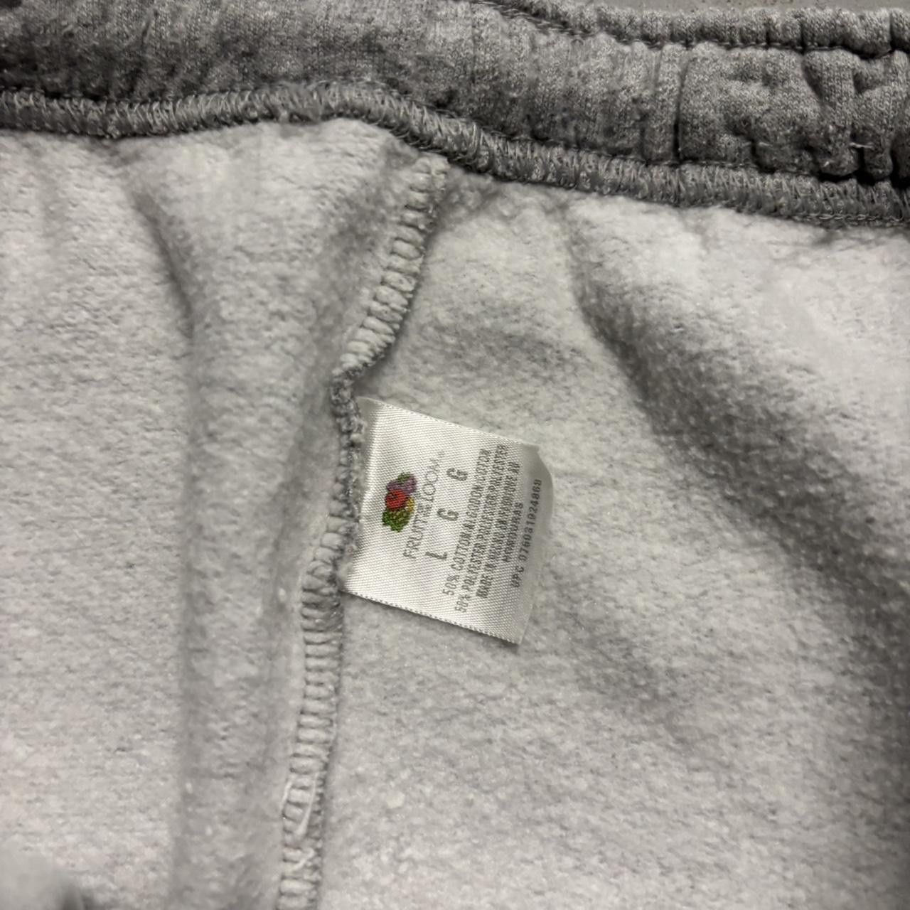 Japanese Brand × Vintage Crazy Vintage Y2K/2000s Baggy Light Grey Essential Sweatpants! Size US 34 / EU 50 - 6 Thumbnail