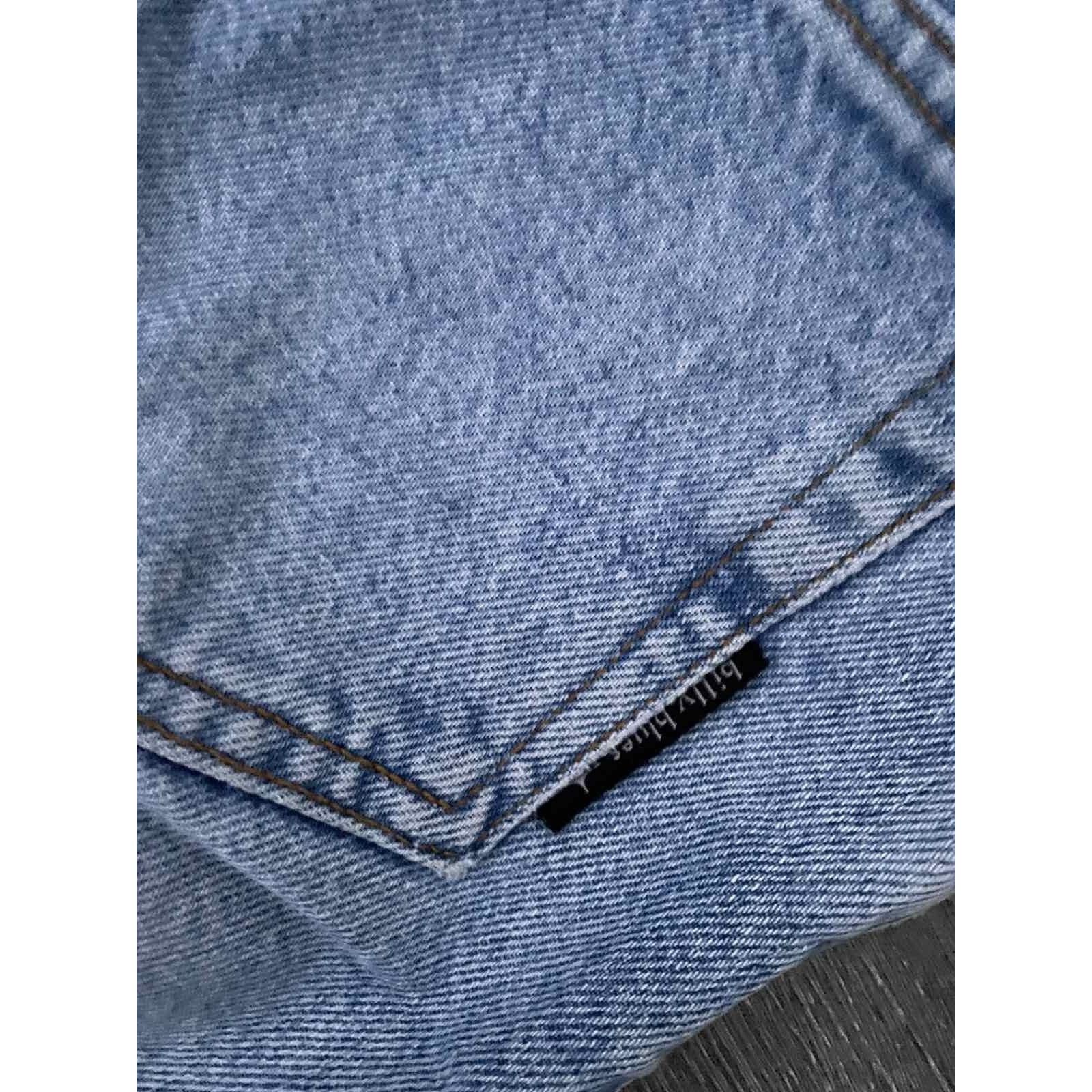 Billy Hill Billy Blues women cropped jeans patches Y2K Size 26 A000167 Size 26" / US 2 / IT 38 - 14 Thumbnail