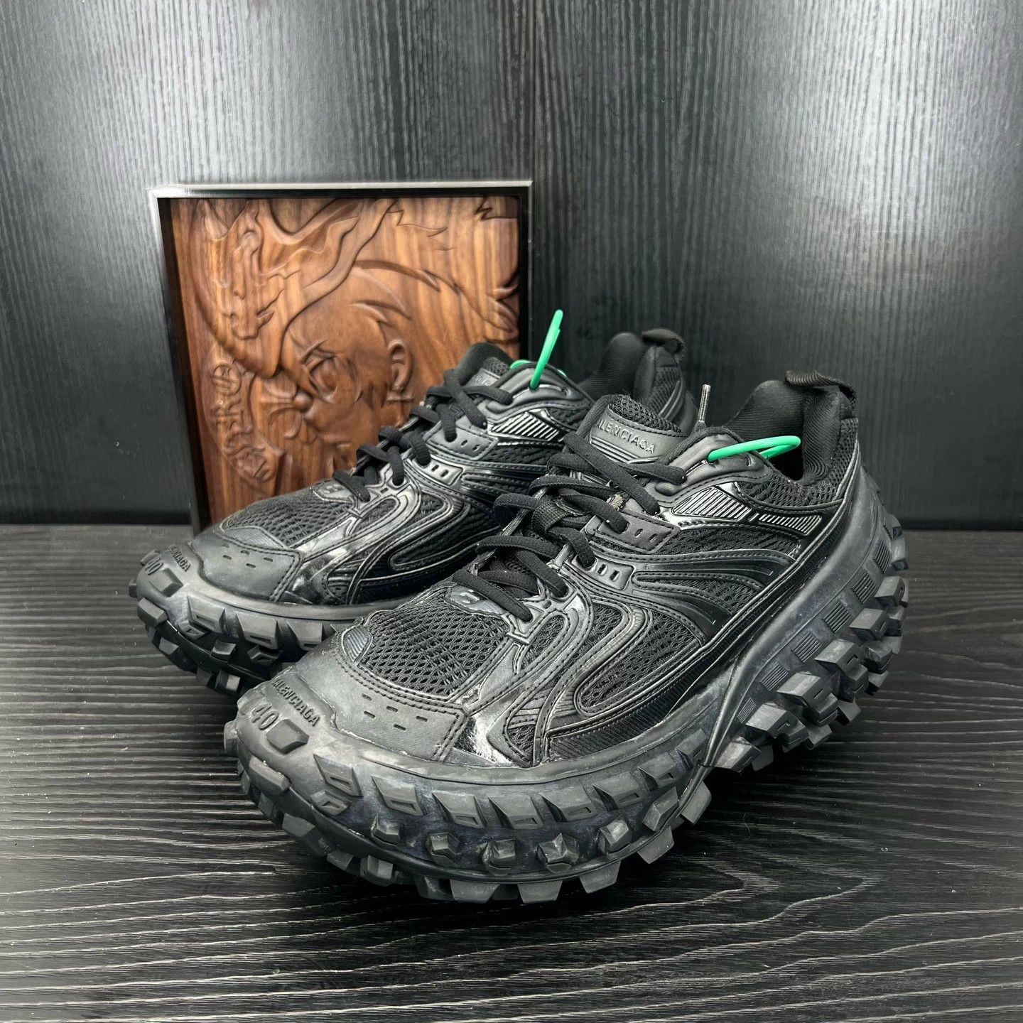 Balenciaga Balenciaga Tire Sneaker Black US 40 Size US 7 / EU 40 - 1 Thumbnail