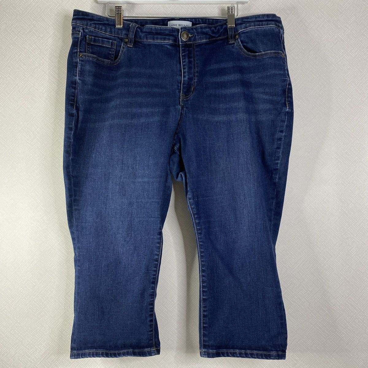 Other Lane Bryant Jeans Women's Plus Sz 20 Capri Stretch EUC Size 42" / US 20 - 1 Thumbnail