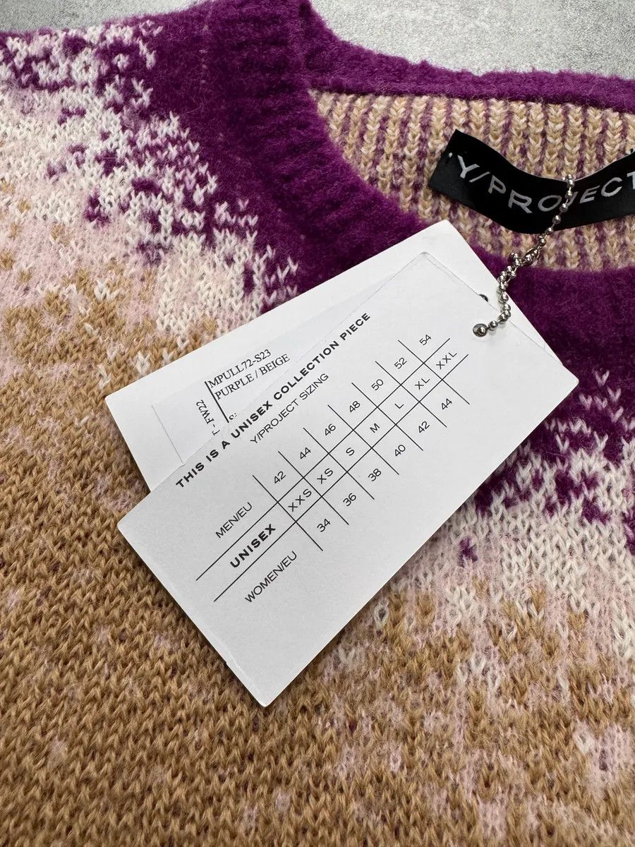 Y/Project Y/Project Spray-Effect Knitted Gradient Sweater Size US S / EU 44-46 / 1 - 8 Thumbnail