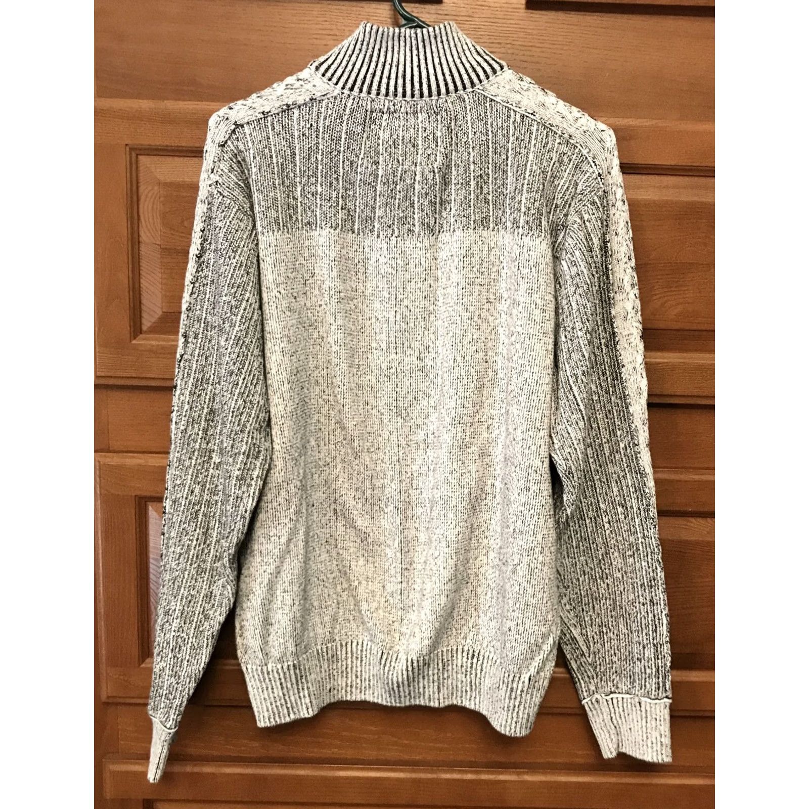 Vintage Buckle Sweater XL Pullover 1/4 Zip Gray Athletic Fit L/S collared K24 Size US XL / EU 56 / 4 - 2 Thumbnail