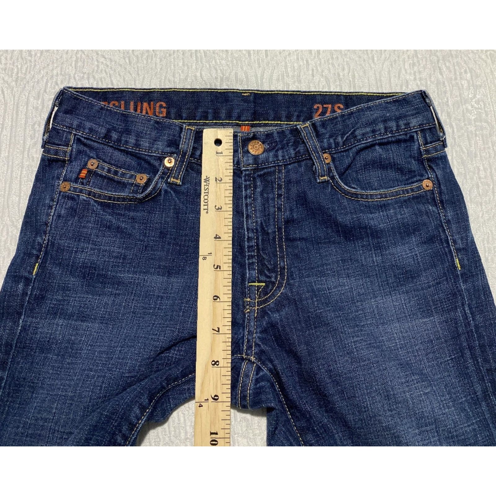 J.Crew VINTAGE J Crew Jeans Women Bootcut 27 Blue Stretch Denim 31 Inseam 5-Pocket Jeans Womens 27S Size 27" / US 4 / IT 40 - 7 Thumbnail
