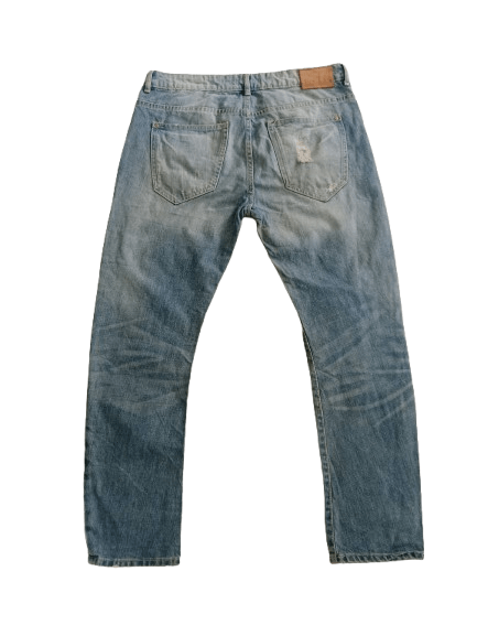 Zara ZARA Denim Collection Distressed Jeans Size US 34 / EU 50 - 2 Thumbnail
