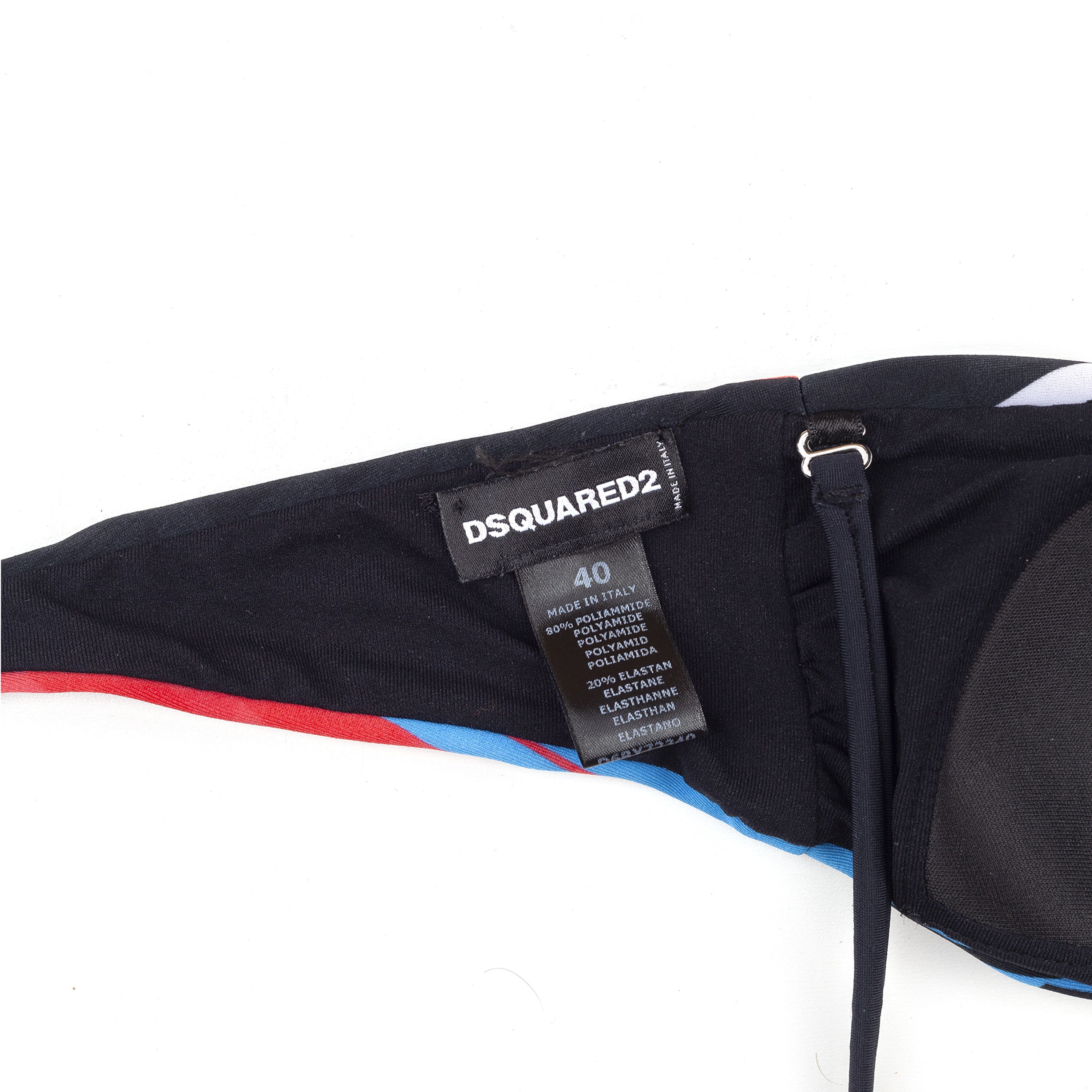 Dsquared2 DSQUARED2 Multicolor Bandeau Bikini (XS) Size ONE SIZE - 4 Thumbnail