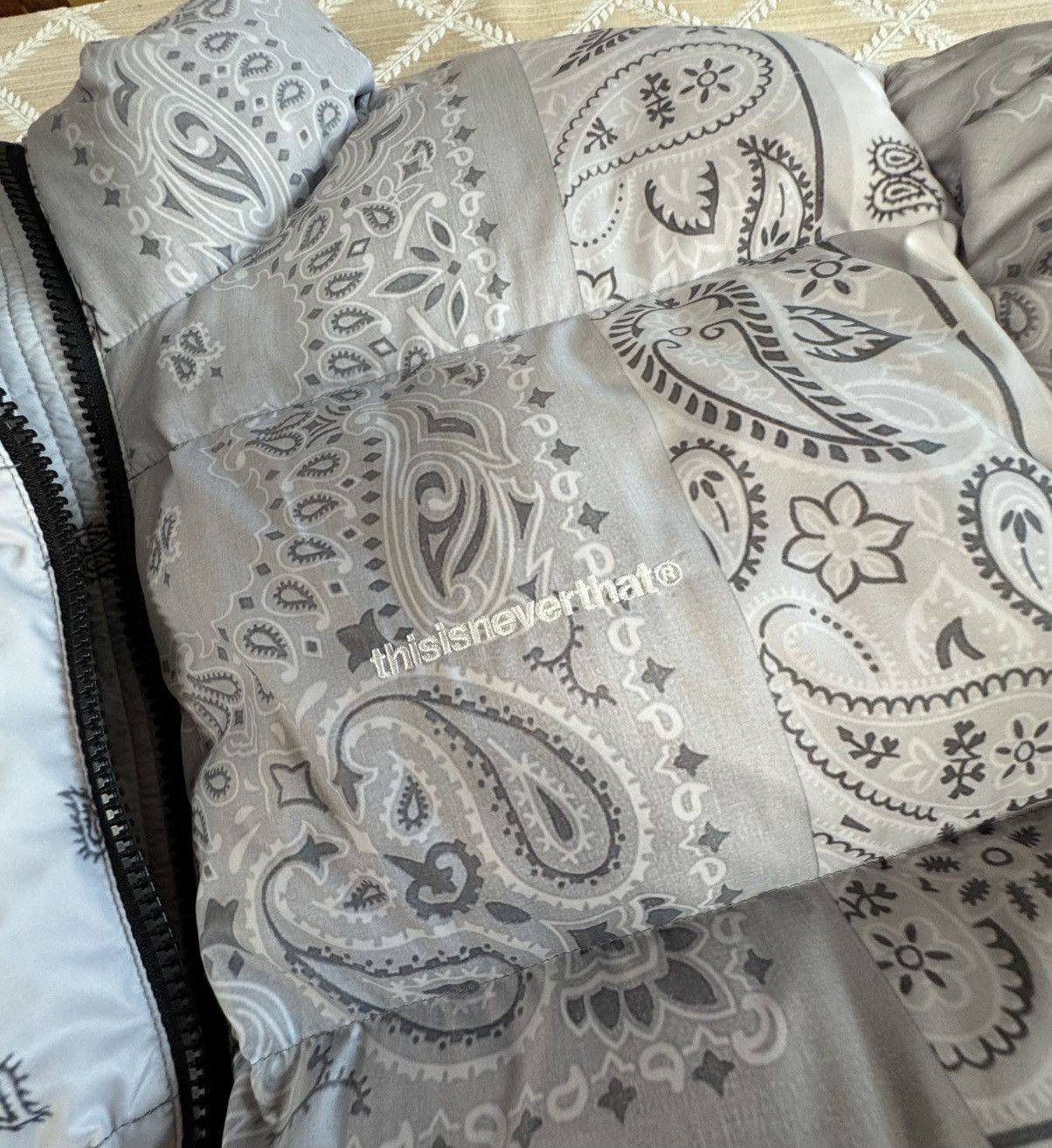thisisneverthat Pertex T Down Jacket Bandana Grey Size US L / EU 52-54 / 3 - 4 Thumbnail
