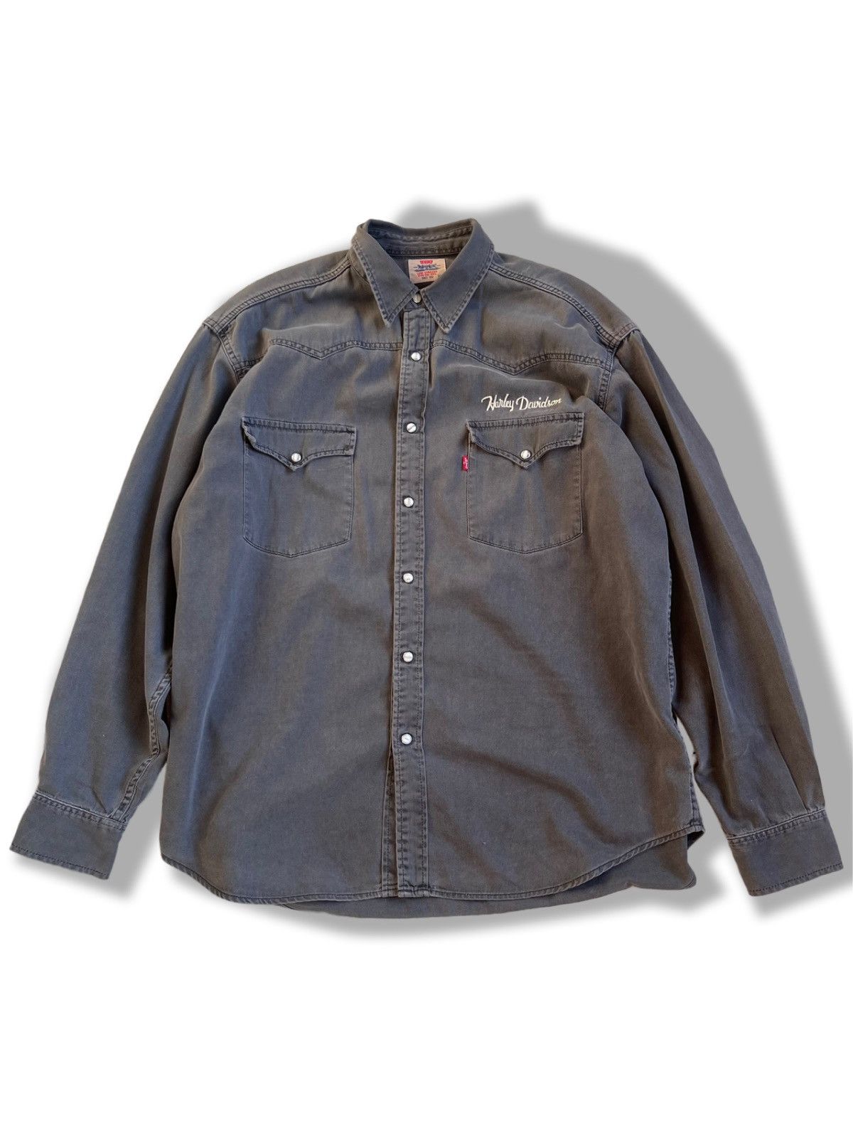 Levi's Vintage Clothing Levis Harley Davidson Shirt Size US XL / EU 56 / 4 - 1 Thumbnail