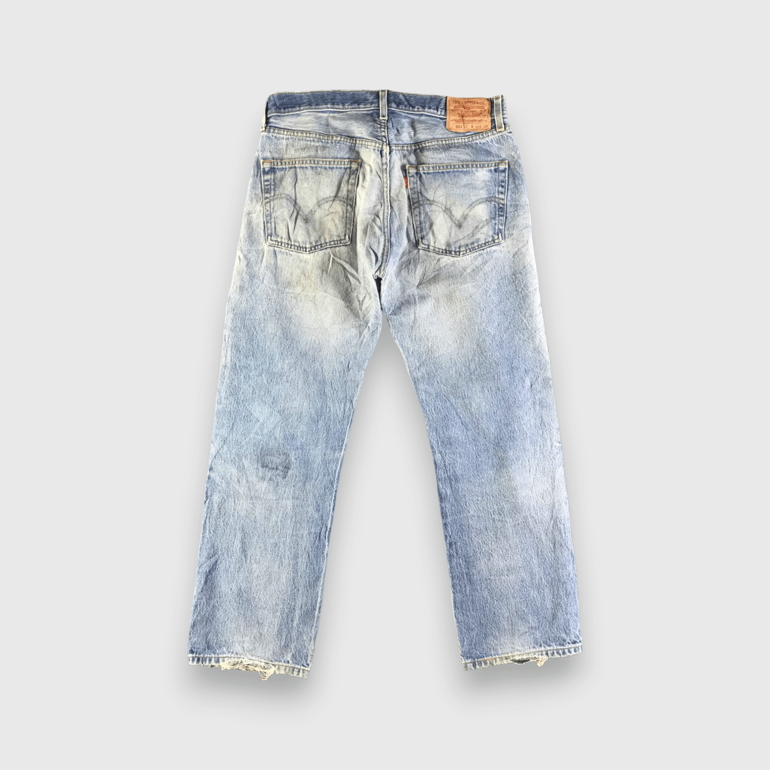 Levi's Vintage Light Wash Levis 501 Jeans-J4556 Size US 34 / EU 50 - 2 Thumbnail