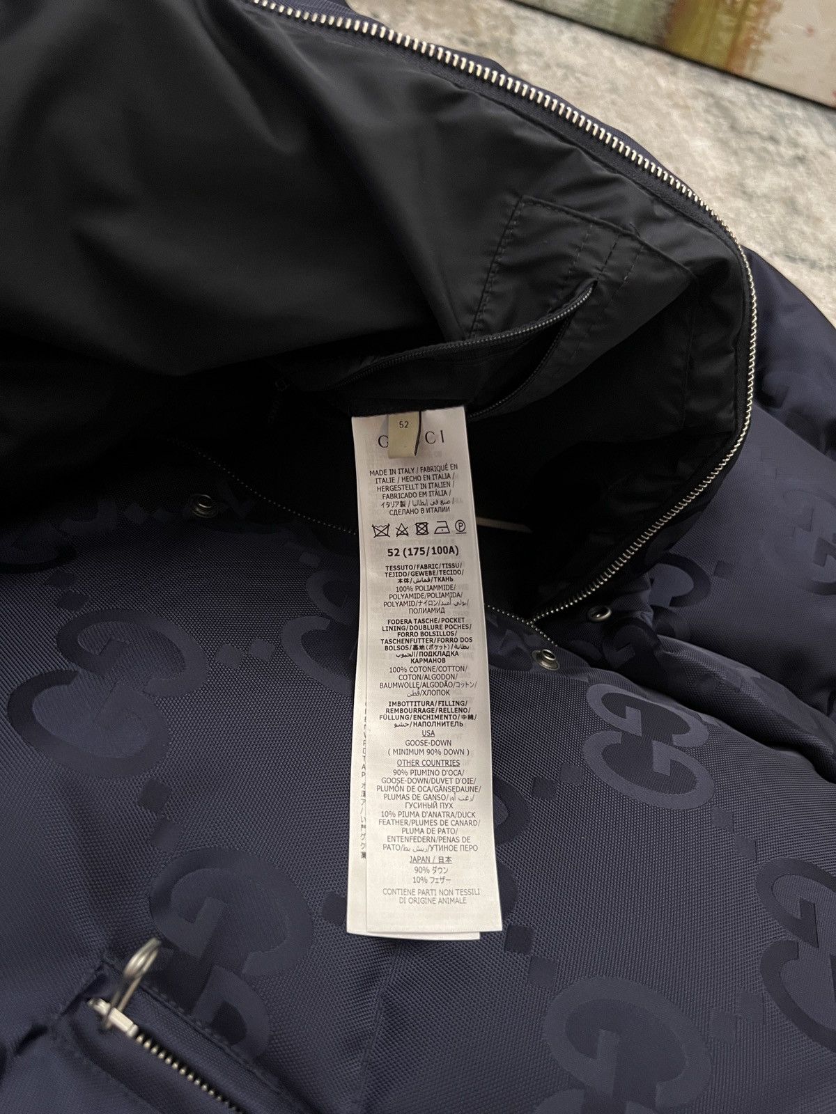 Gucci Gucci jumbo logo jacket 54 Size US L / EU 52-54 / 3 - 8 Thumbnail