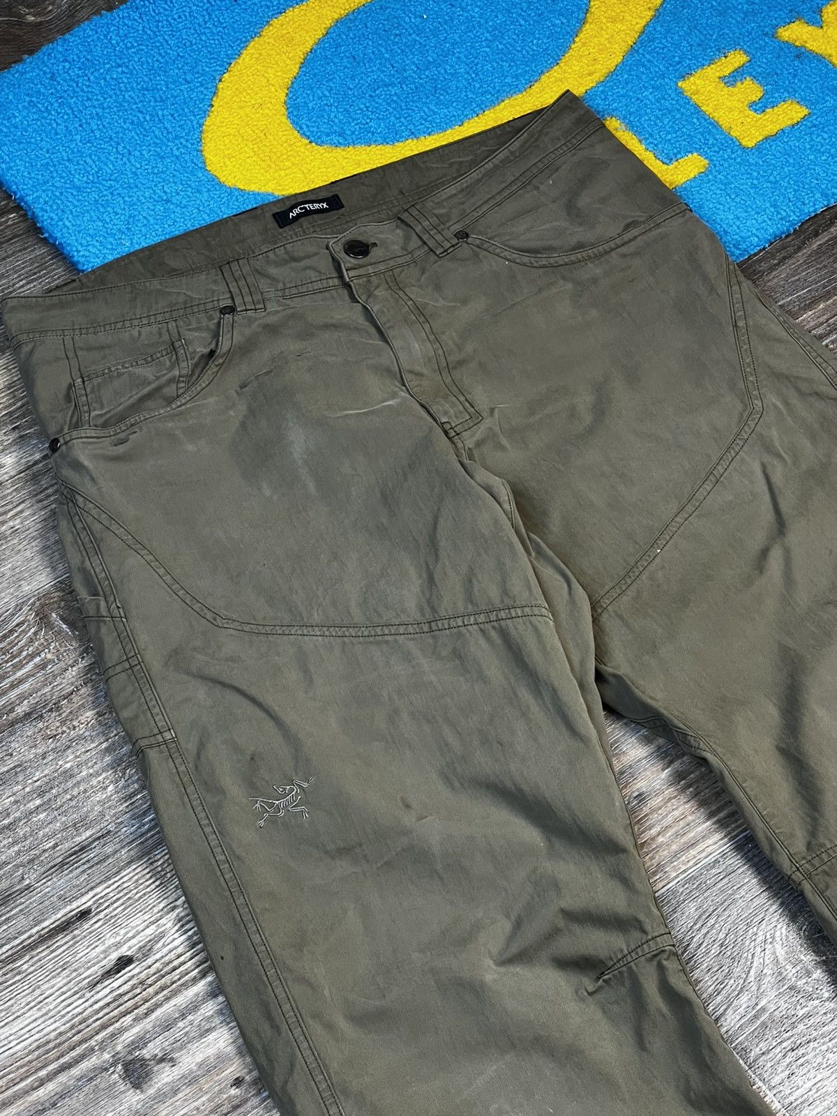 Arc'teryx Arcteryx Double Knee Olive Cargo Pant Size US 34 / EU 50 - 4 Thumbnail