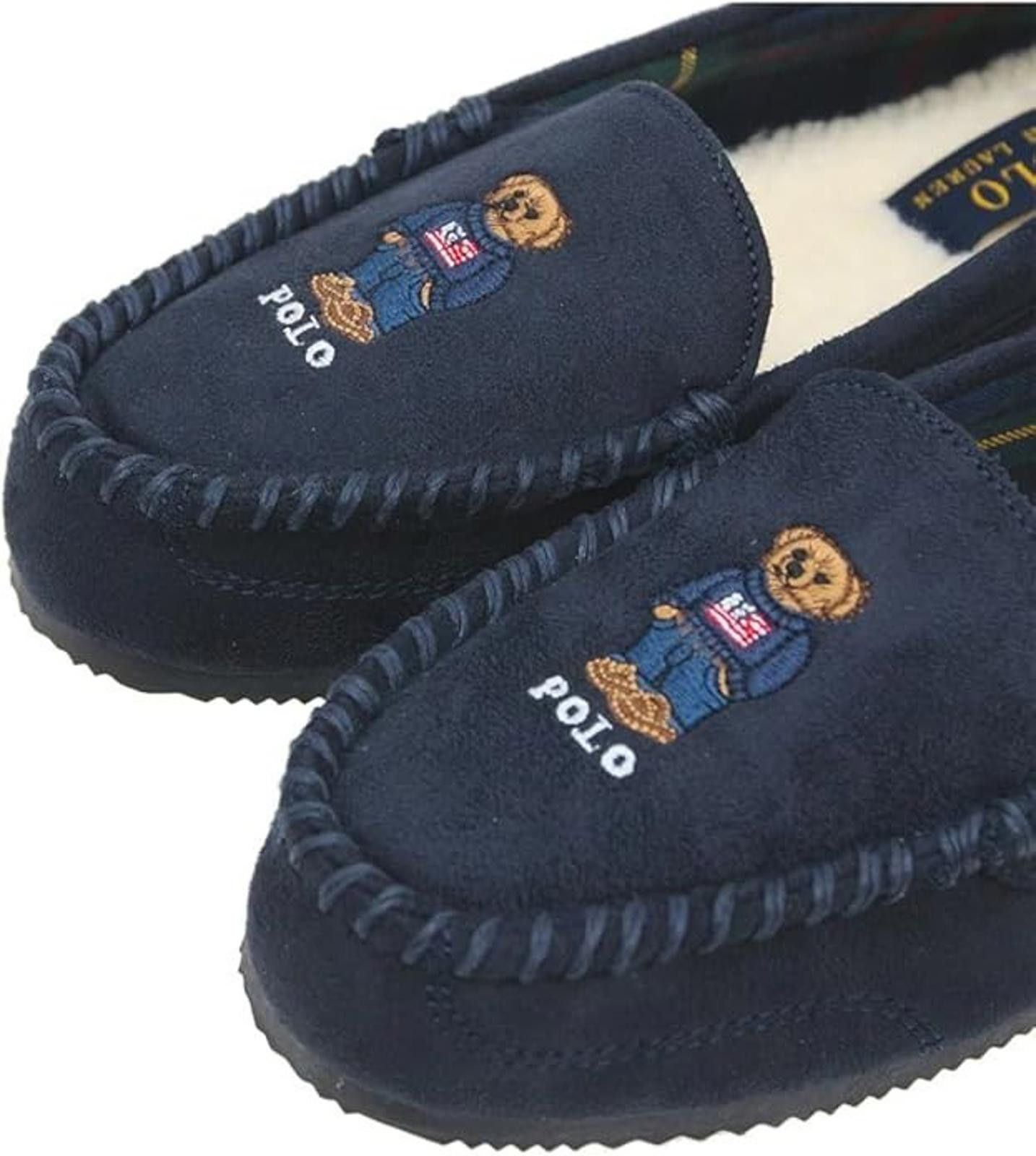 Polo Ralph Lauren POLO RALPH LAUREN Women's Dezi Bear Memory Foam Slipper 10 Size US 10 / IT 40 - 2 Thumbnail