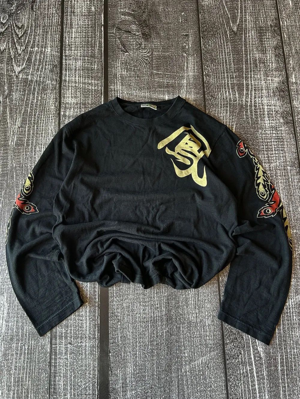 Hysteric Glamour × Japanese Brand Vintage Streetwear Japanese Evisu Style Long Sleeve 90s Size US M / EU 48-50 / 2 - 2 Thumbnail