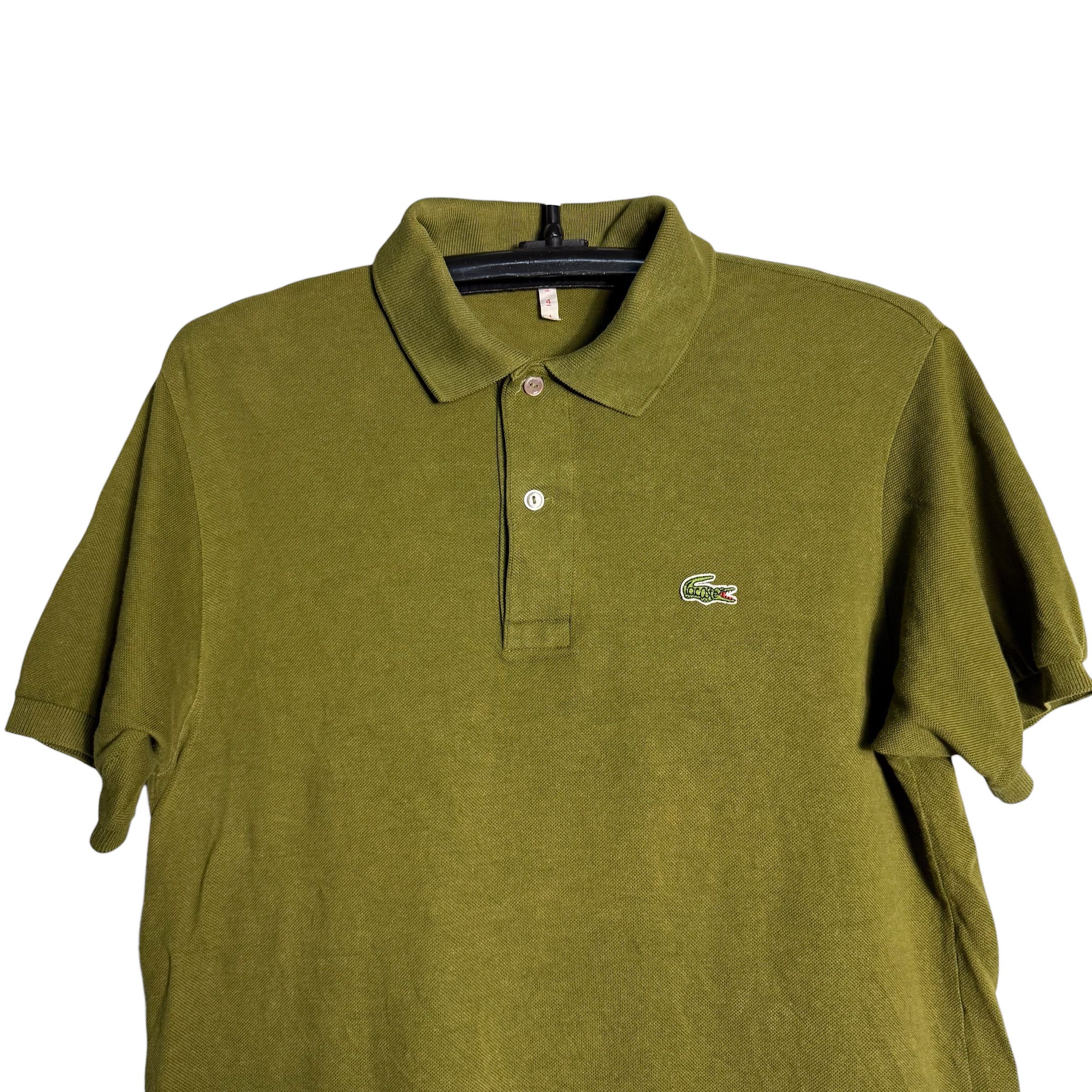 Lacoste 🔥RARE🔥Vintage Chemise Lacoste OG Polo Shirt Size US XL / EU 56 / 4 - 2 Thumbnail