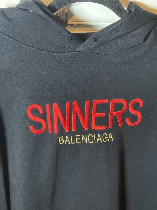 Sinner store balenciaga hoodie