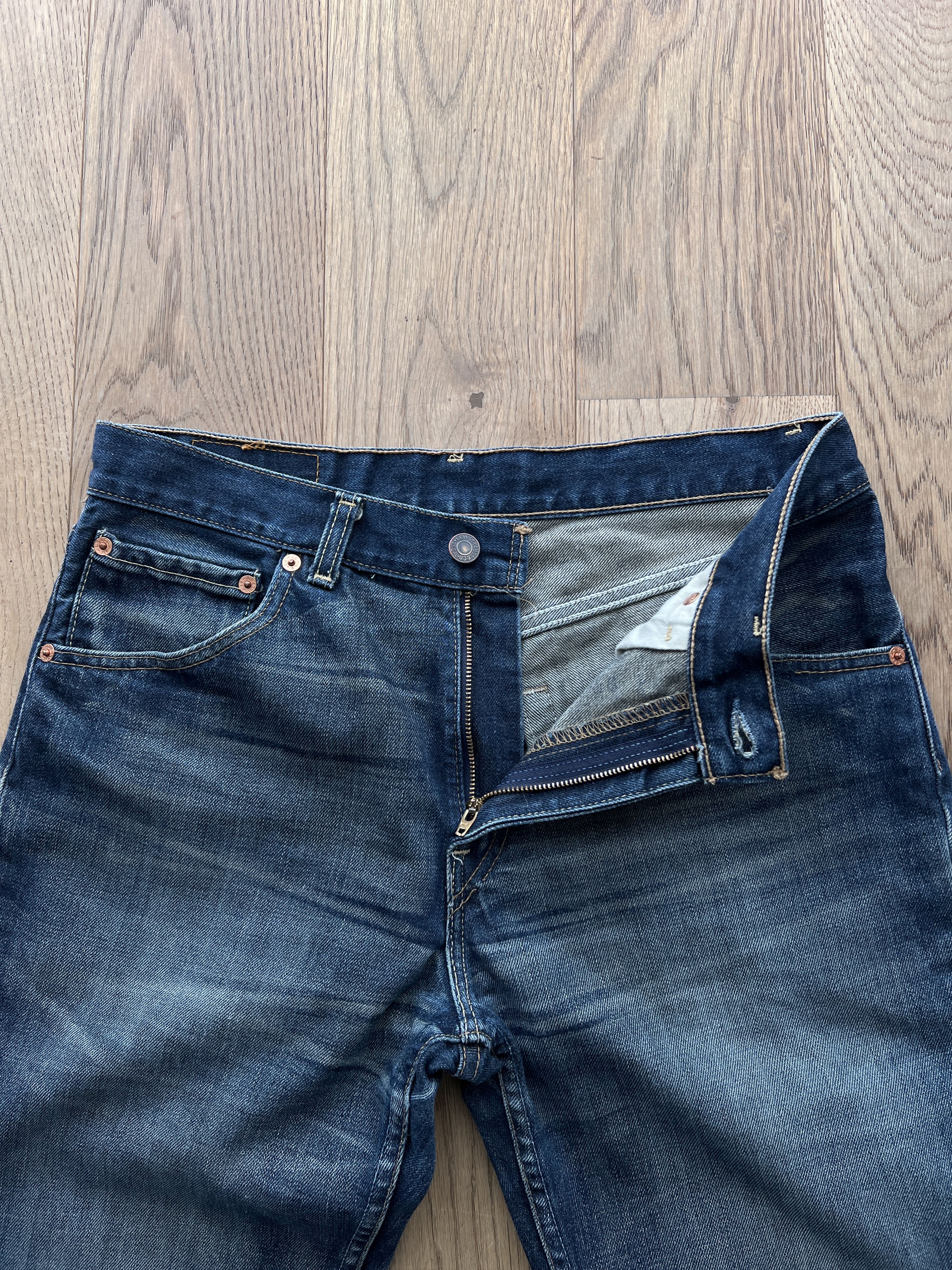 Levi's Vintage Clothing Levis 525 Flared boot cut VTG 00s Retro washed fabric denim Size US 30 / EU 46 - 15 Thumbnail