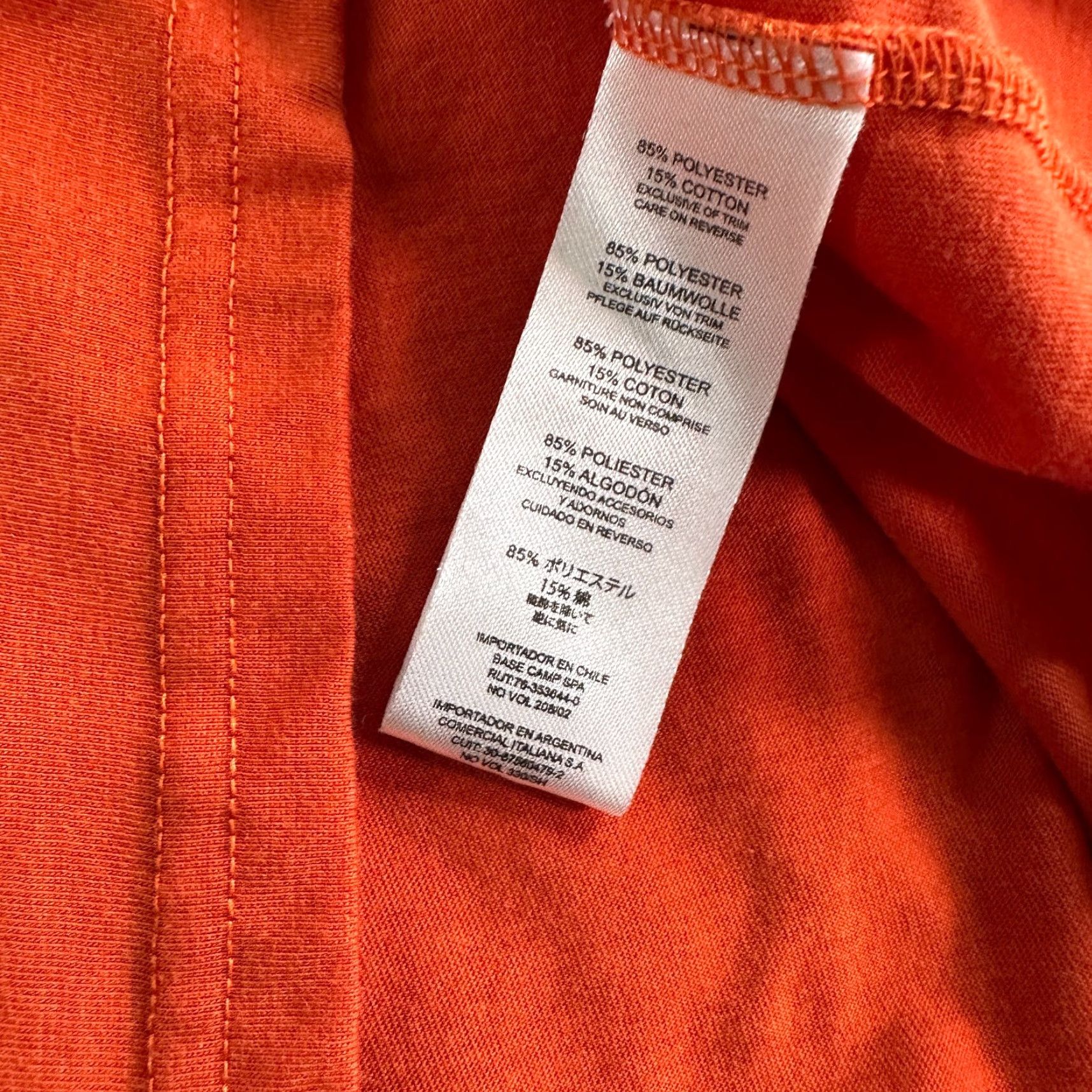 Vintage Sherpa Shirt Mens Small Orange Kathmandu Nepal Short Sleeve Graphic Print Logo Crew Neck T-Shirt Size US S / EU 44-46 / 1 - 5 Thumbnail