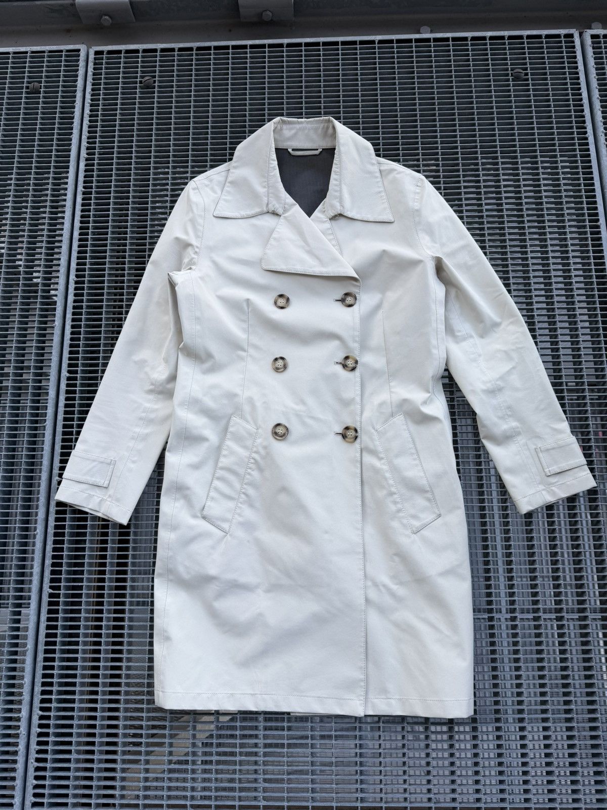 Prada Prada Double Breasted Wind Stopper Waterproof Coat Size L / US 10 / IT 46 - 1 Thumbnail