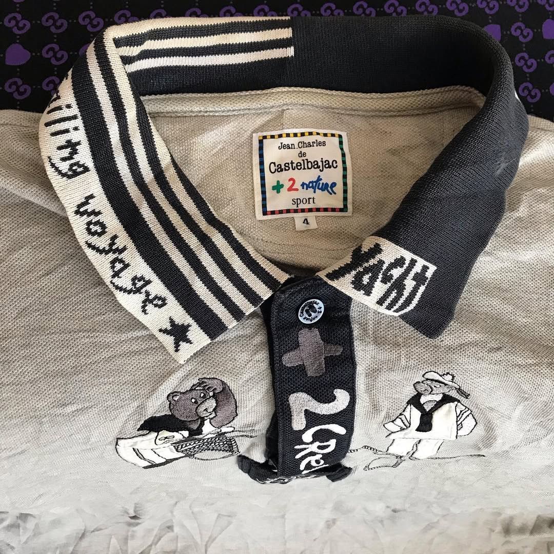 Jean Charles De Castelbajac × Vintage Jean Charles De Castelbajac X 2 Nature sport + 2 Crew On Size US L / EU 52-54 / 3 - 3 Thumbnail