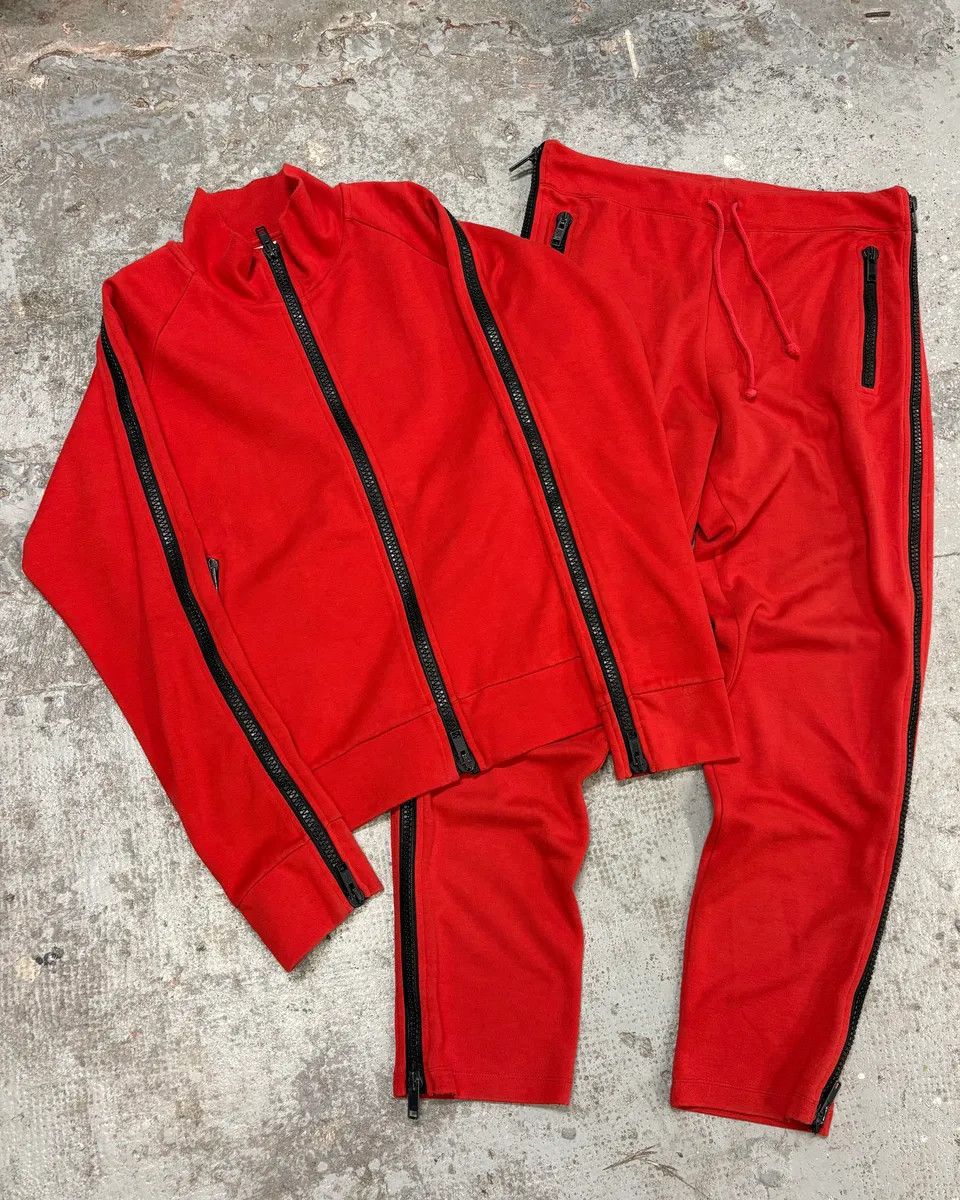 Dries Van Noten Dries Van Noten Full Zip Demon Black & Red Set Size US 32 / EU 48 - 1 Thumbnail