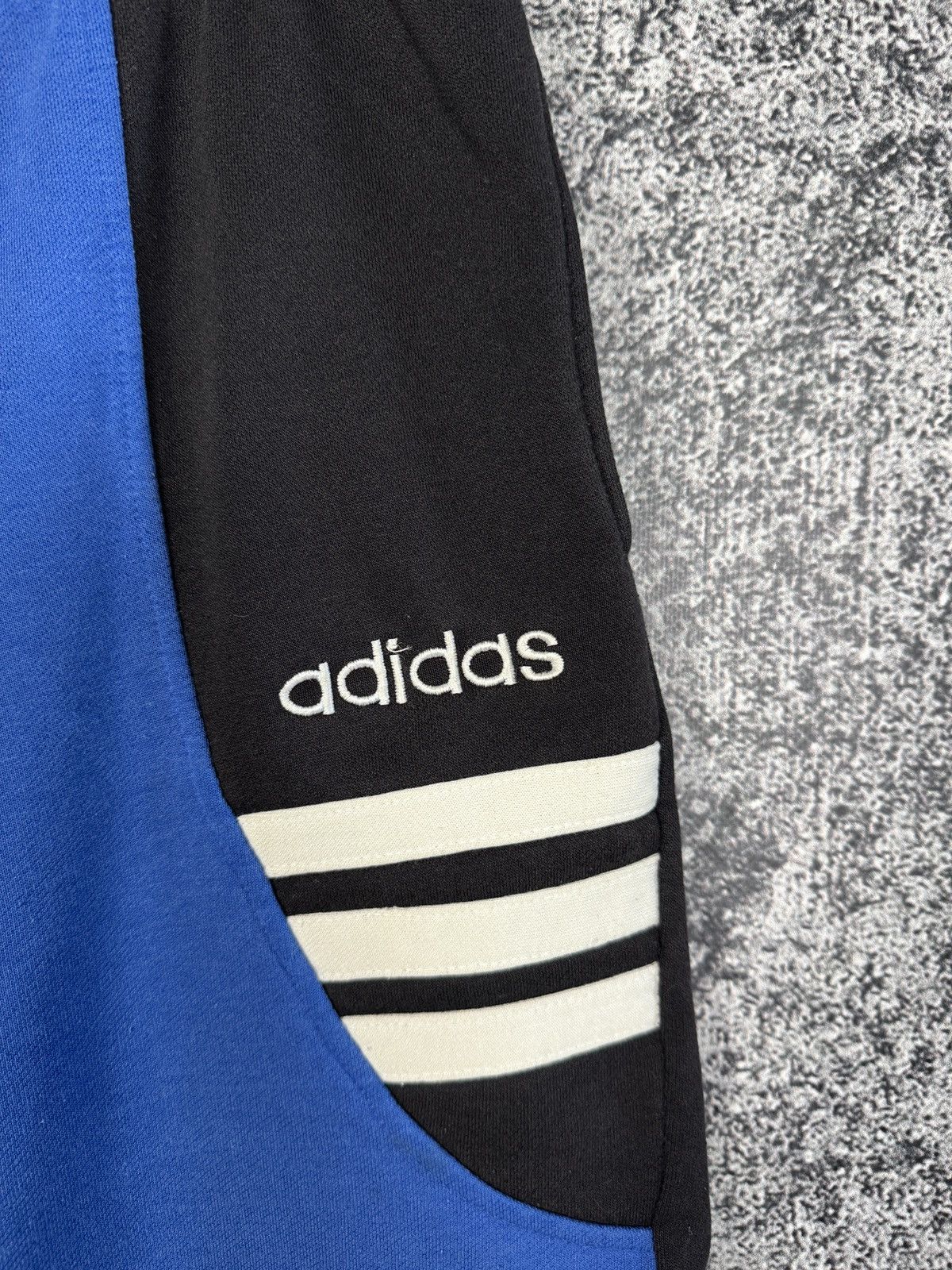 Adidas Adidas Vintage 90s Cotton Shorts Retro Black Blue Size XL Size US 38 / EU 54 - 6 Thumbnail