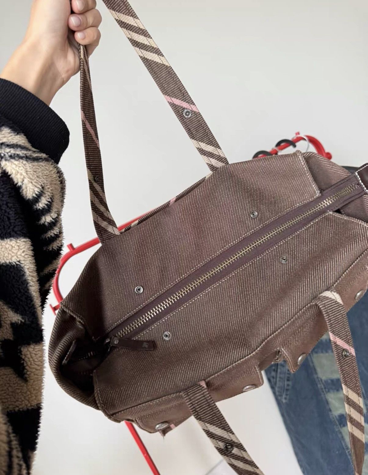 Burberry Burberry Vintage Checkered Shoulder & Hand Bag J36 Size ONE SIZE - 6 Thumbnail