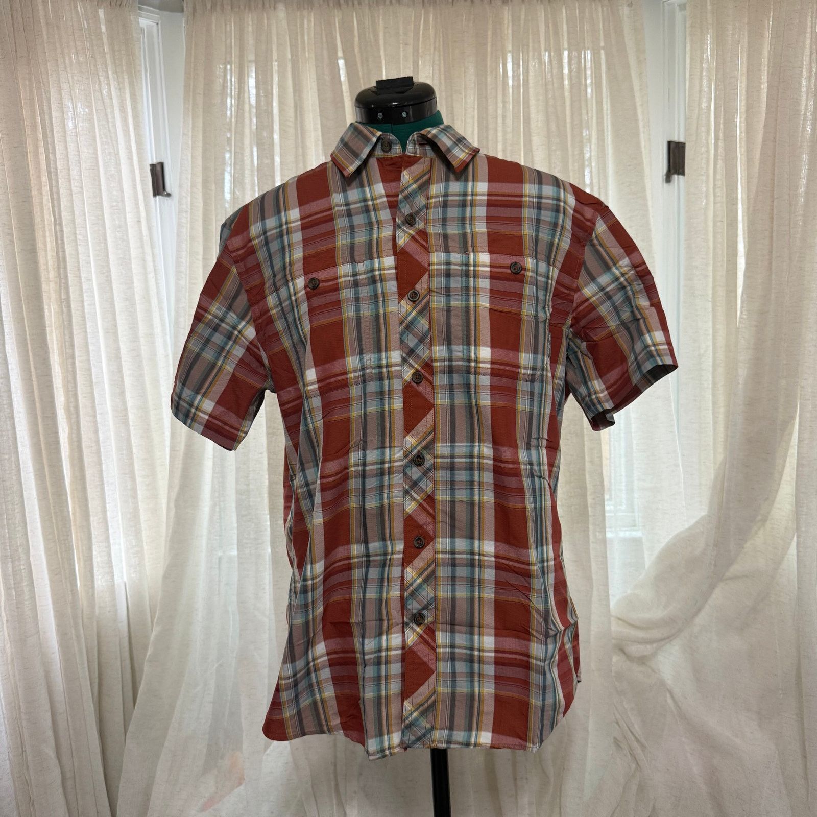 Eddie Bauer Eddie Bauer Multicolor Plaid Button-Up Shirt | Sz M Size US M / EU 48-50 / 2 - 2 Thumbnail