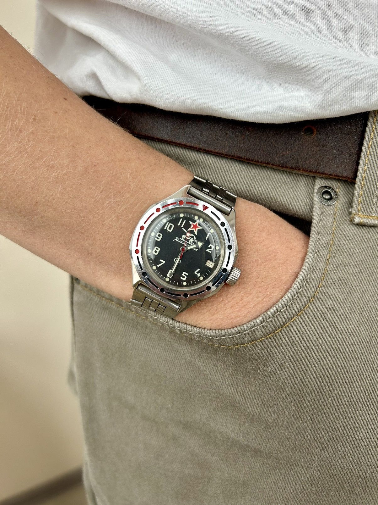 Vintage Vintage Watch Soviet USSR Mechanical Wostok Tank 1980’s Size ONE SIZE - 1 Thumbnail