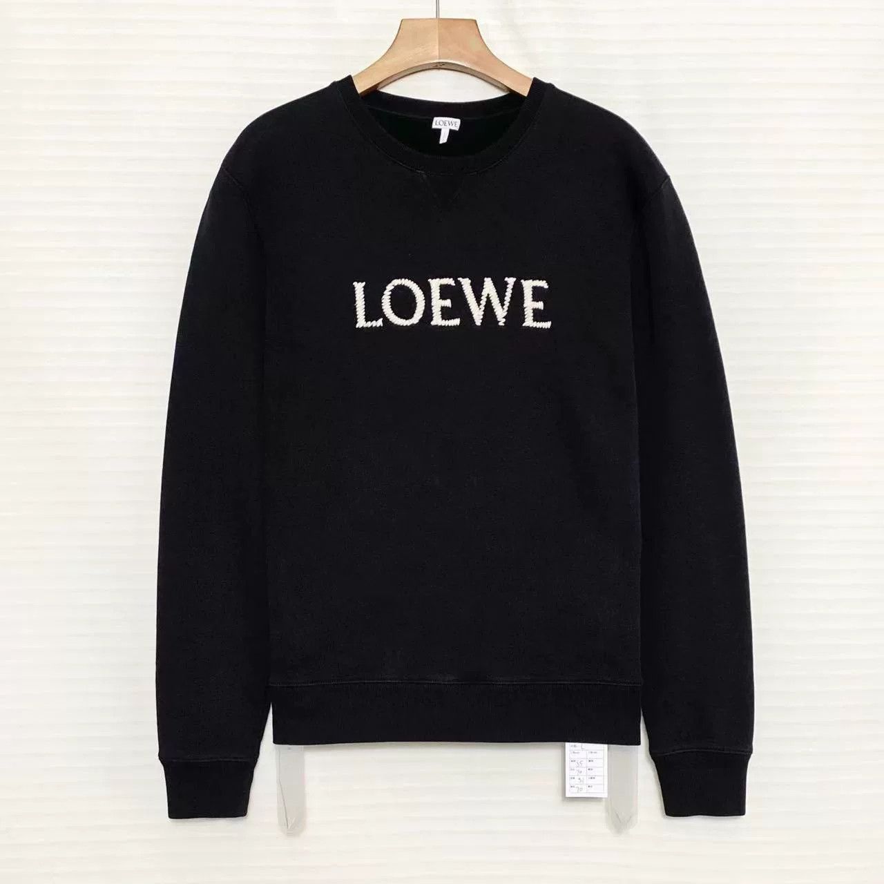 Loewe LOEWE SS23 Men's Embroidered Logo Crewneck Sweatshirt Size US L / EU 52-54 / 3 - 1 Thumbnail