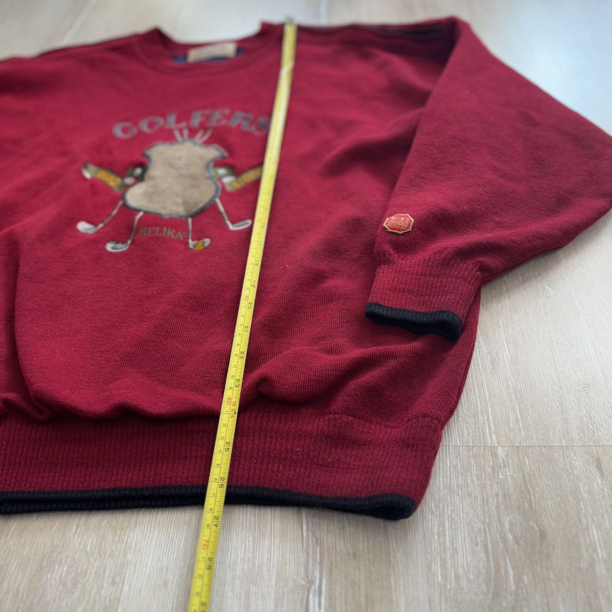 Vintage Vintage Belika Golfers Windstopper Men's Sweater Gore Red XL Size US XL / EU 56 / 4 - 5 Thumbnail