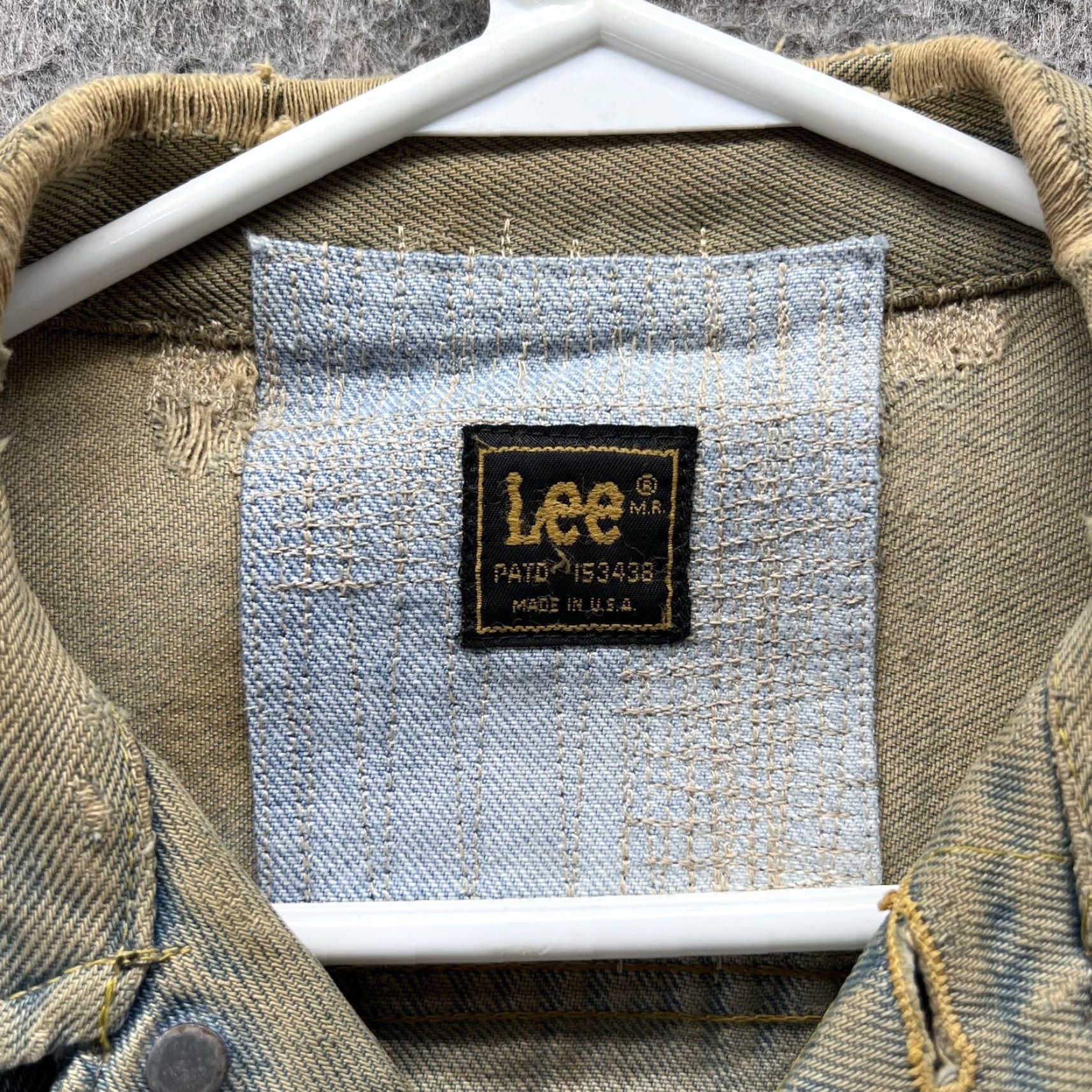 Lee VINTAGE Lee Riders Jacket Men Small Blue Denim Hand Painted Peace Hippie USA 70s Size US S / EU 44-46 / 1 - 4 Thumbnail