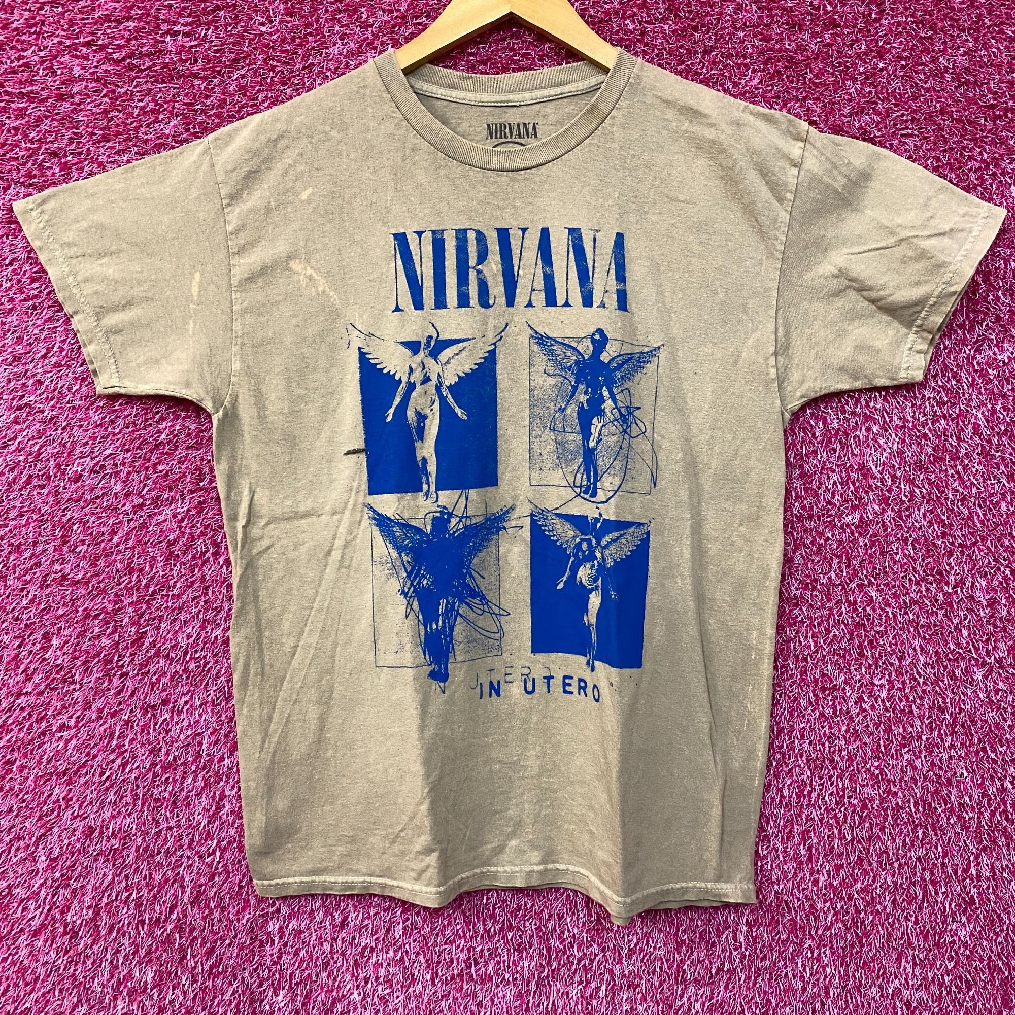 Nirvana Nirvana In Utero Album Cover Pop Art Angel Grunge Band Tee L Size US L / EU 52-54 / 3 - 1 Thumbnail