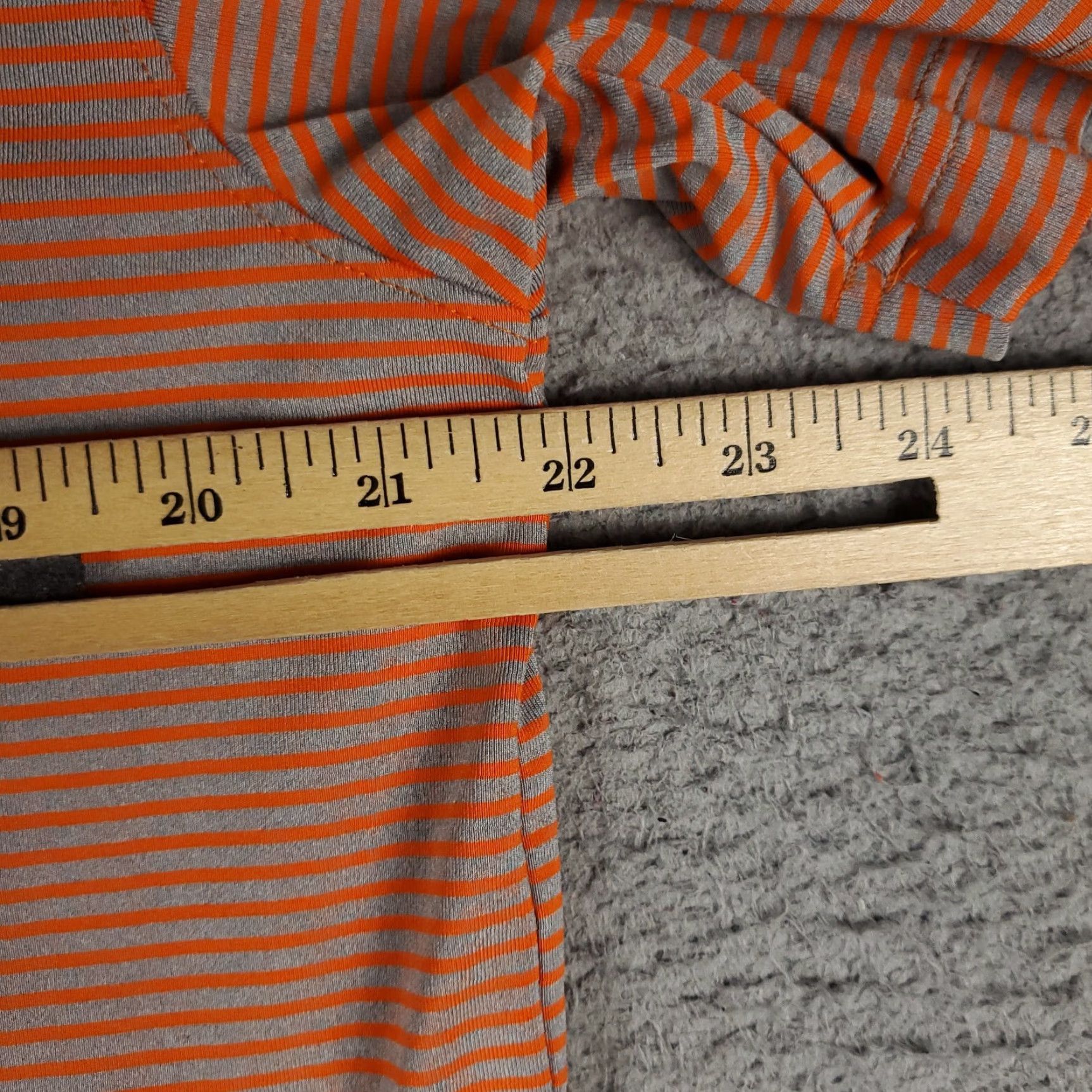 Under Armour Under Armour Polo Shirt Mens L Orange Gray Striped Short Sleeve Collared Button Logo Casual Size US L / EU 52-54 / 3 - 6 Thumbnail