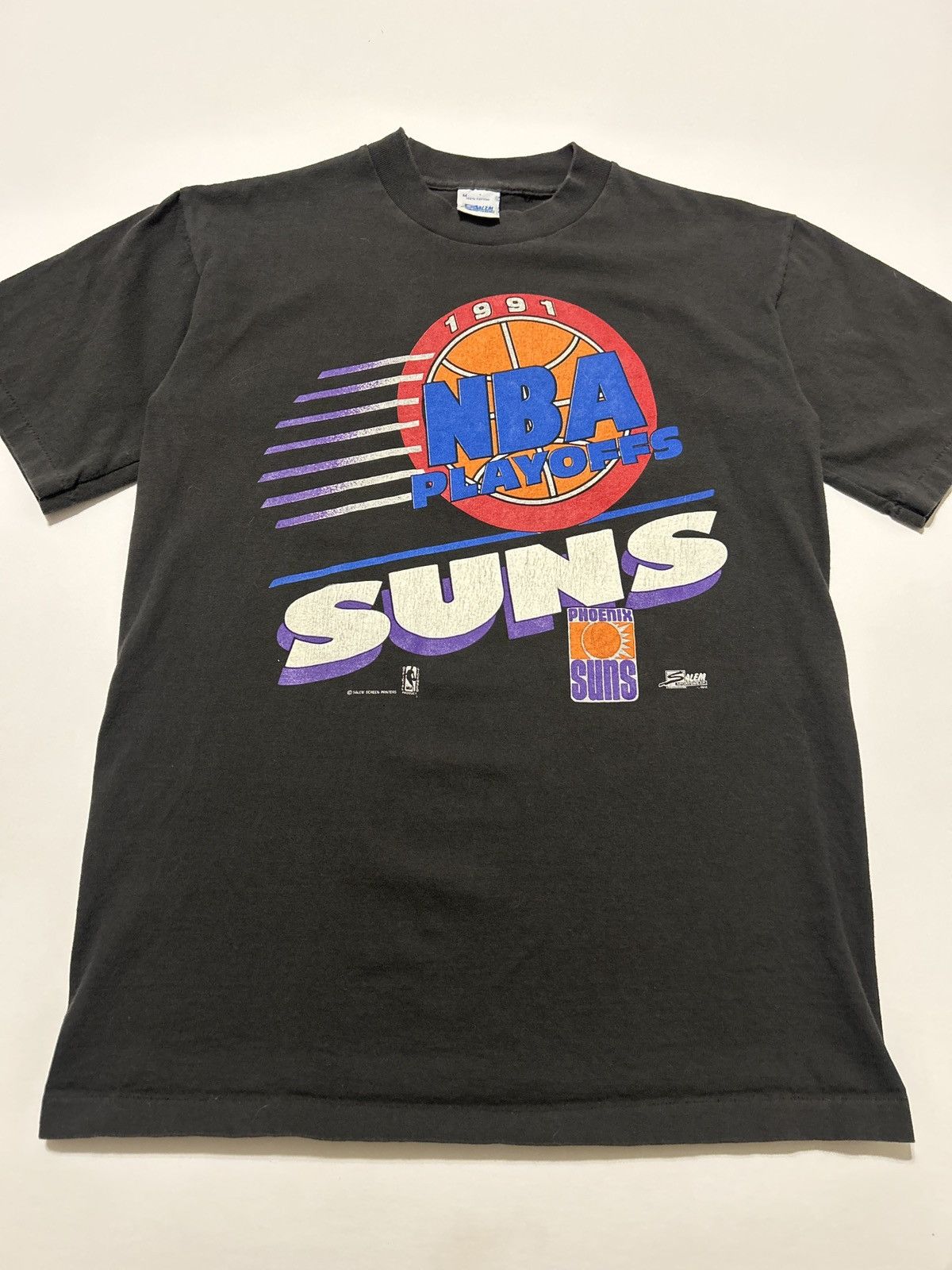 Salem Sportswear Vintage 1991 Phoenix Suns NBA Playoffs Salem Sportswear Tee Size US M / EU 48-50 / 2 - 1 Thumbnail