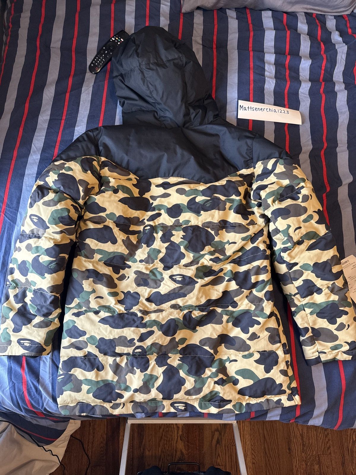 Bape Bape 1st Camo Long Down Jacket Size US M / EU 48-50 / 2 - 2 Thumbnail