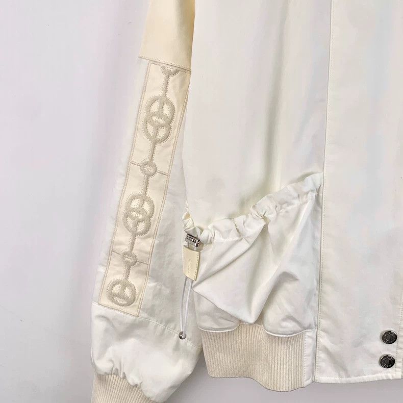 Hermes Hermes Color Logo Embroidered Long Sleeve Jacket-2506 Size XXS / US 00 / IT 34 - 4 Thumbnail