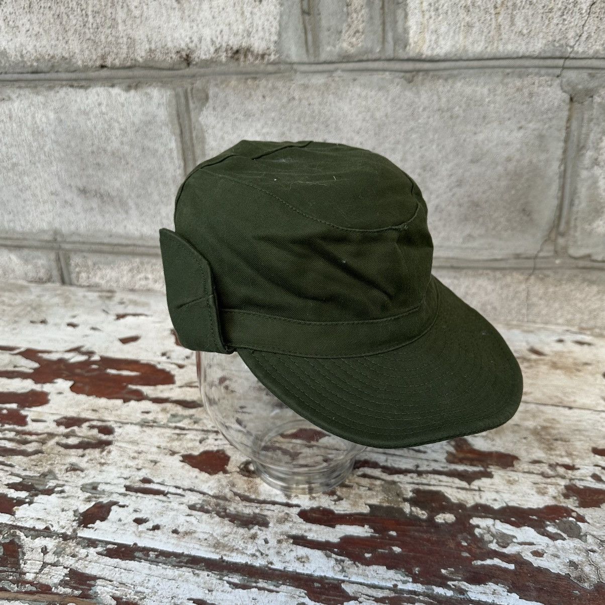 If Six Was Nine Vintage Swedish Army Ear Flap Ear Warmer Military Cap Hat Size ONE SIZE - 1 Thumbnail