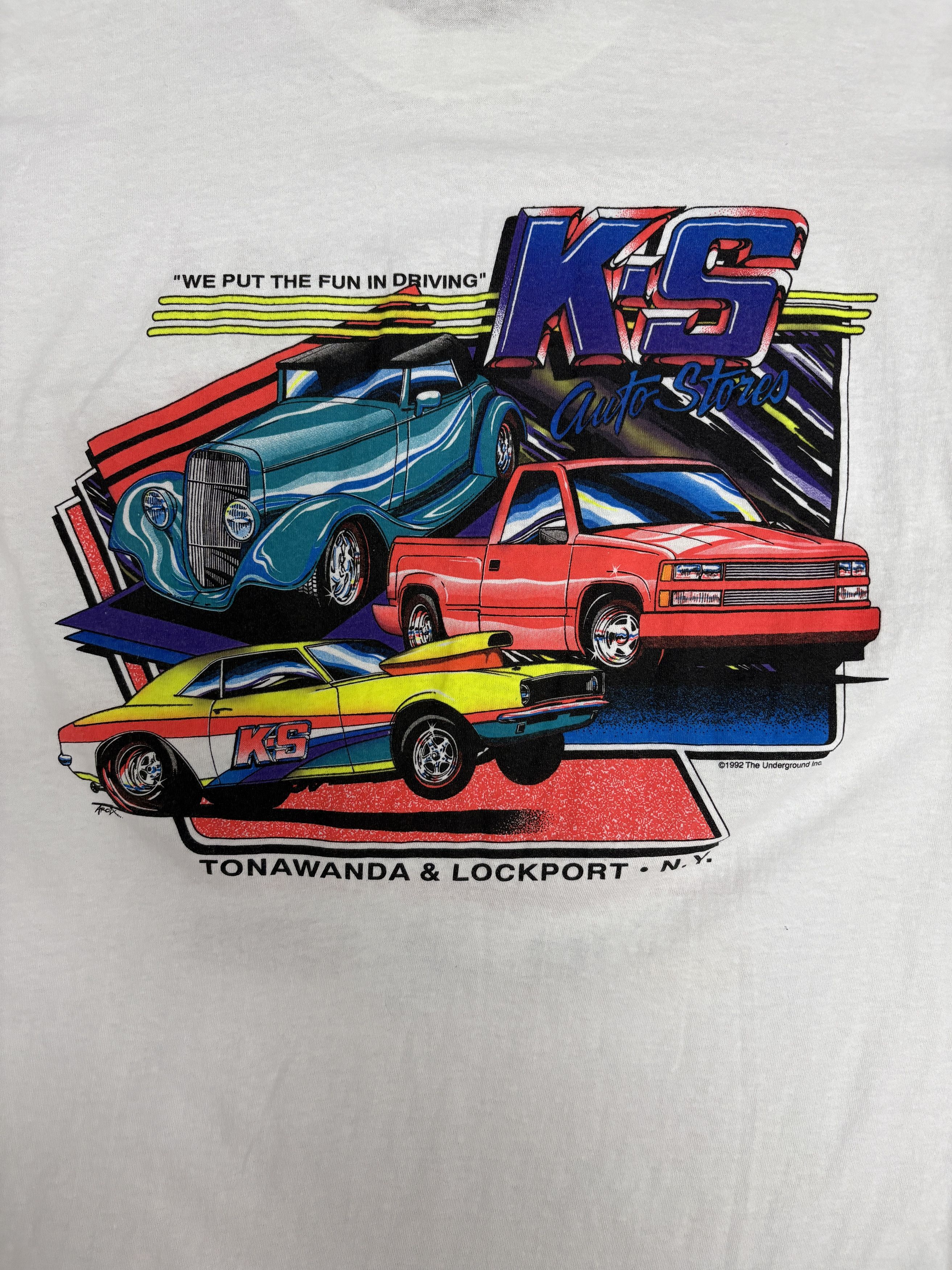 Vintage Niagara '94 Auto Swap Car Shows Vintage White T-Shirt Tee Size US XL / EU 56 / 4 - 5 Thumbnail