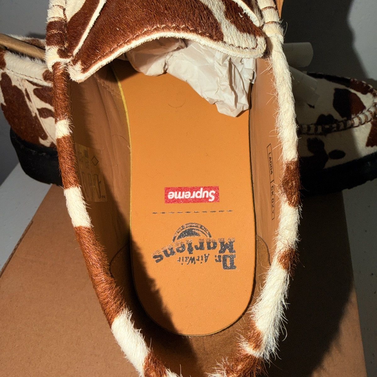 Dr. Martens × Supreme Penton TSL Supreme COW PRINT (DK BRN CREAM) Size US 11 / EU 44 - 5 Thumbnail