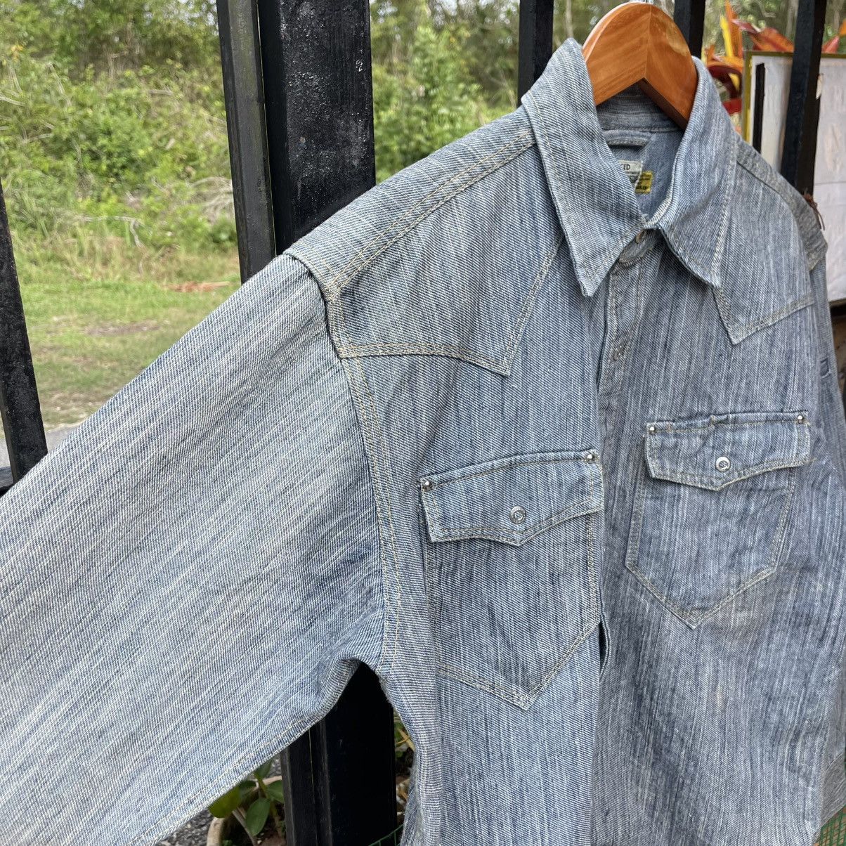 Japanese Brand 🔥🇯🇵Dogman Stoned Washed Double Pocket Denim Chore Jacket Size US M / EU 48-50 / 2 - 7 Thumbnail