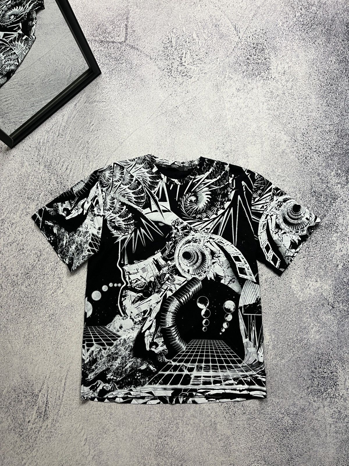 Jaded London Jaded London T Shirt All Over Abstract Print Streetwear Size US M / EU 48-50 / 2 - 1 Thumbnail