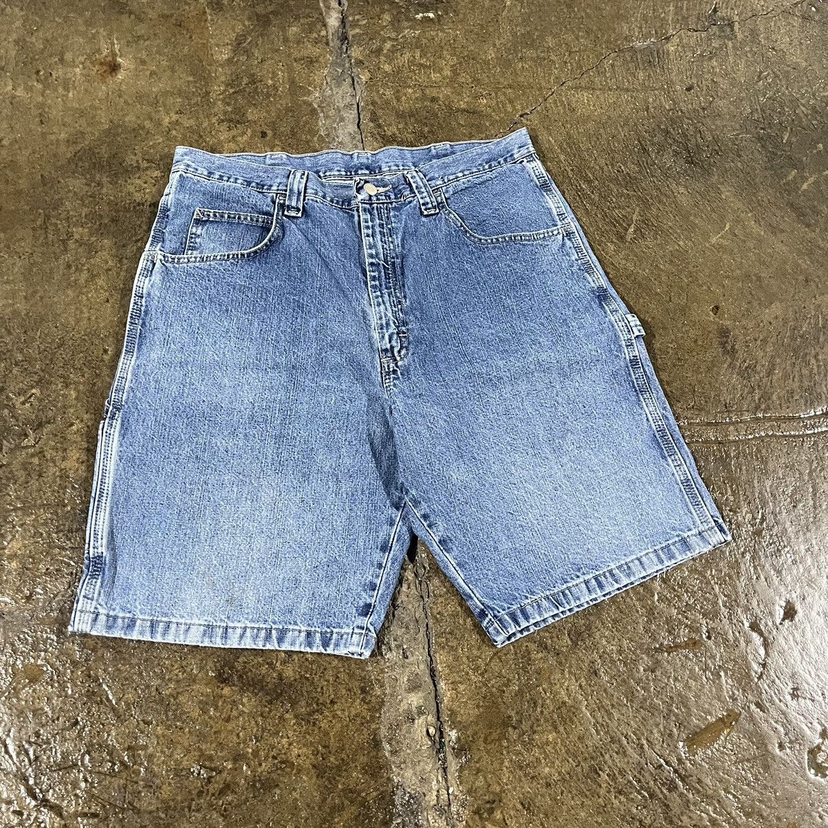 Carhartt × Vintage × Wrangler Crazy Carhartt Style Wrangler Carpenter Jorts Skater Shorts Size US 34 / EU 50 - 5 Thumbnail