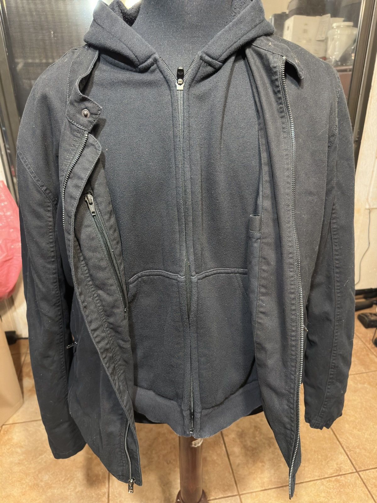 Harley Davidson Harley Davidson 2 Piece Jacket Hoodie Black Zipper Men's L Size US L / EU 52-54 / 3 - 1 Thumbnail